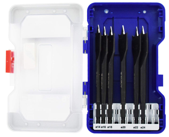 Tivoly 10802570001 Ranger T6 Flat Wood Technic Holzbohrer-Set, flach