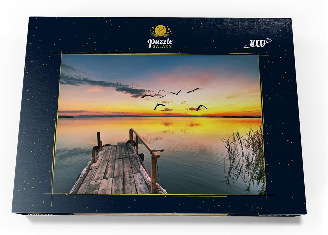 Pier in die Wolken - Premium 1000 Teile Puzzle - MyPuzzle Sonderkollektion von Puzzle Galaxy, 1000 T