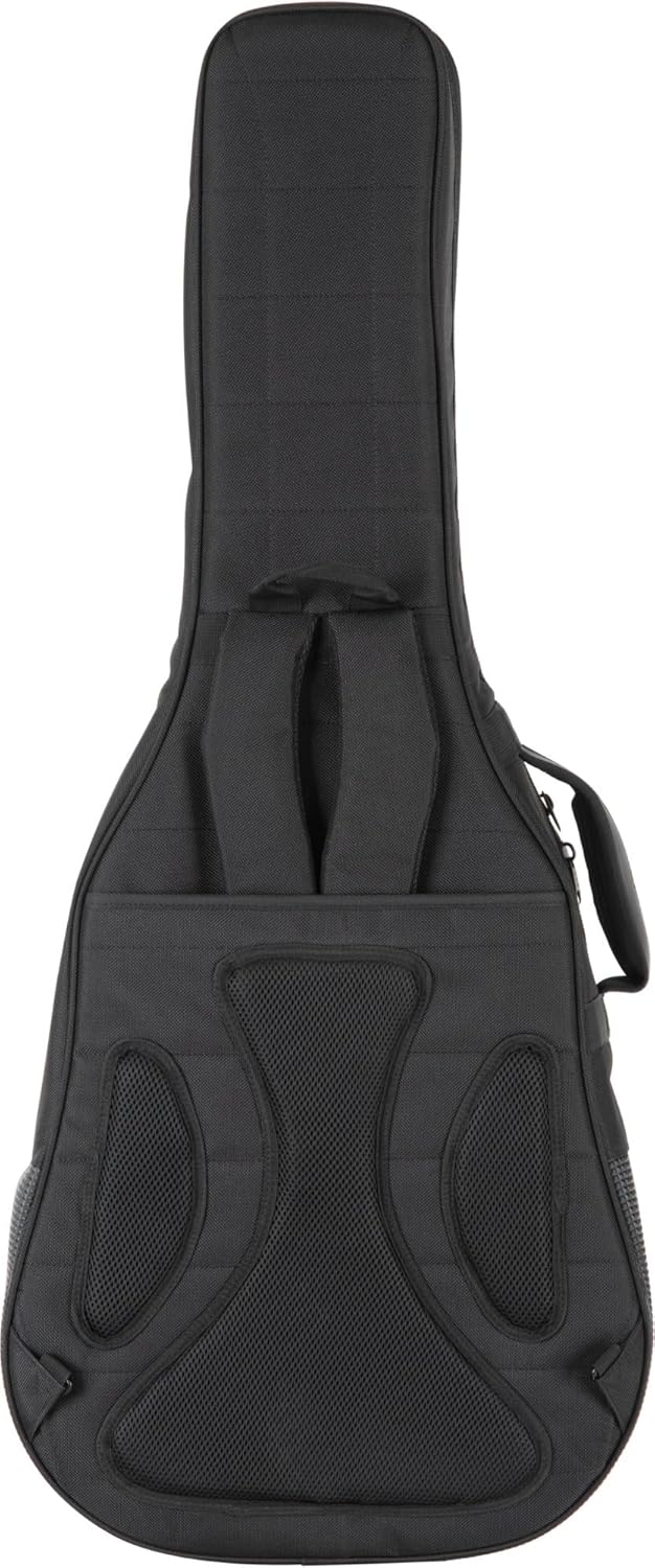 Shaman WGBT-4122BK Westerngitarre Tasche - Dick gepolsterter Gigbag für Akustikgitarren - Verstellba