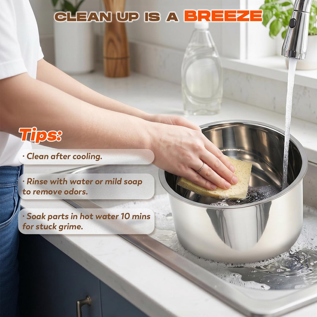 Moongiantgo 7.5L Schwarzer Knoblauchfermenter, Automatische Steuerung Knoblauchtopf Natto, Joghurt,