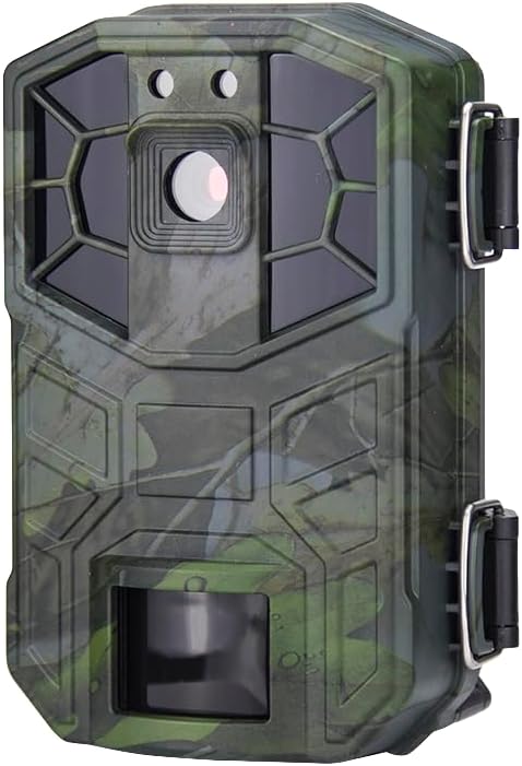 Berger & Schröter | Bluetooth 30 MP Wildkamera, 4k Video mit Bewegungsmelder Handyübertragung WLAN W