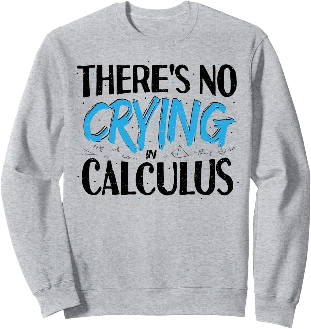 Schrei: There's No Crying In Calculus - Mathe Sweatshirt