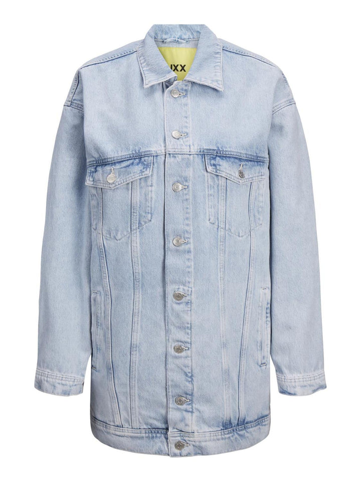 JACK &amp; JONES Damen JJXX JXALISON Oversized Long Jacket CR503 NOO XS Light Blue Denim, XS Light Blue