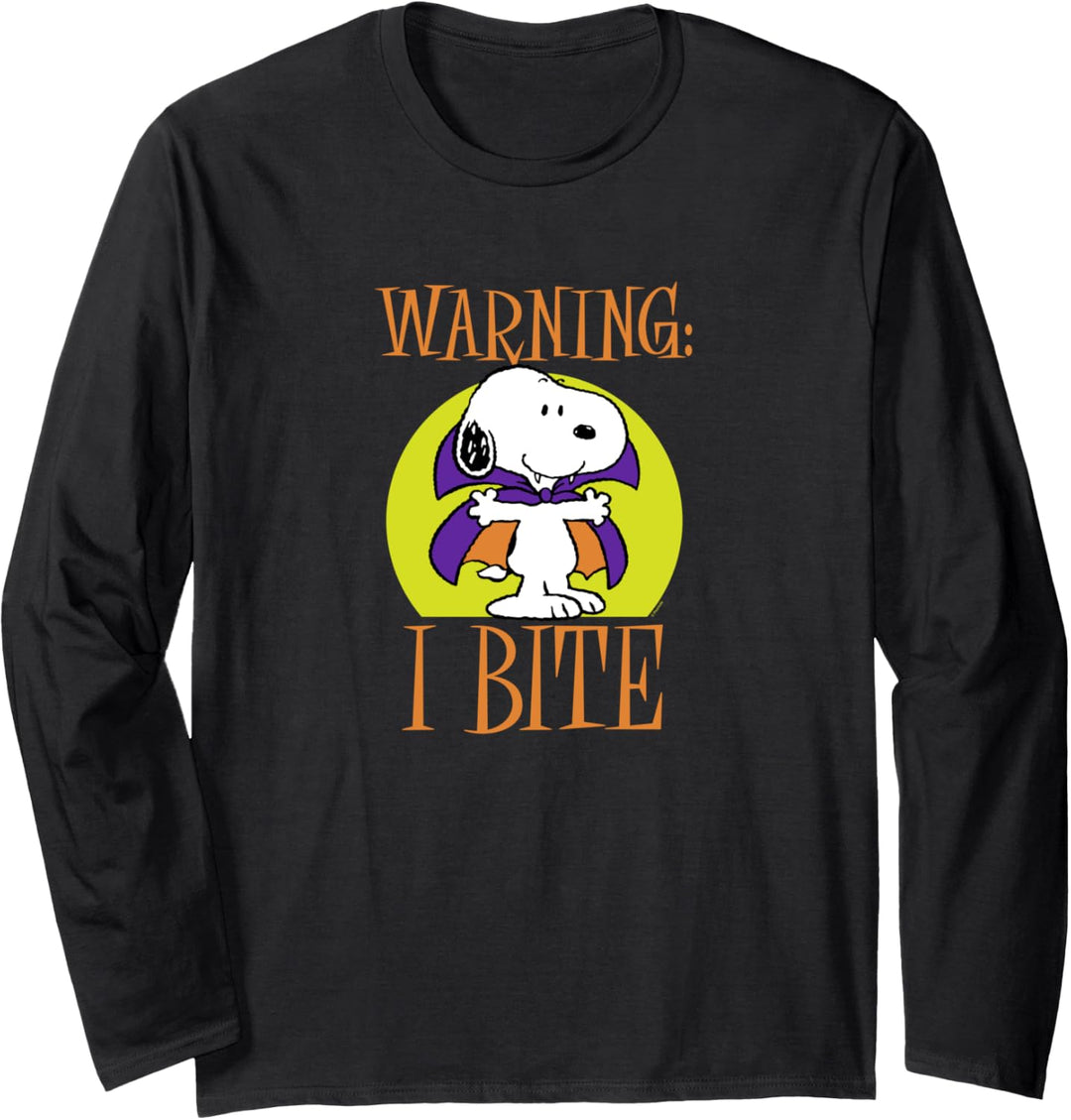 Peanuts Snoopy Warnung Ich beisse Langarmshirt