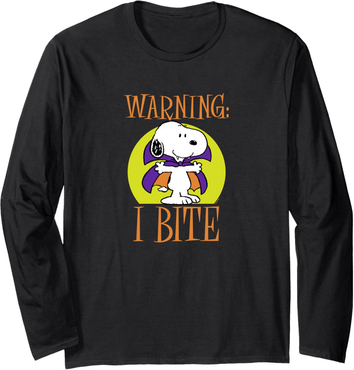 Peanuts Snoopy Warnung Ich beisse Langarmshirt
