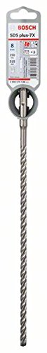 Bosch Professional Hammerbohrer SDS Plus-7X (für Beton und Mauerwerk, 8 x 250 x 315 mm, Zubehör Bohr