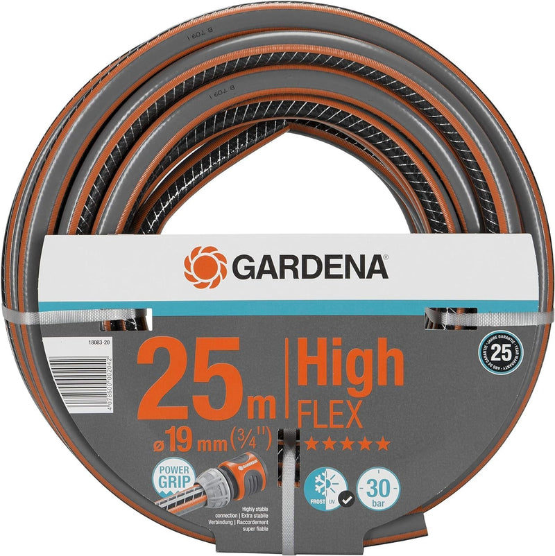 Gardena Comfort HighFLEX Schlauch 19 mm (3/4 Zoll), 25 m: Gartenschlauch mit Power-Grip-Profil, 30 b