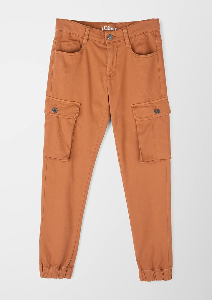 s.Oliver Jungen Hose lang, Skinny Seattle 140 Brown, 140 Brown