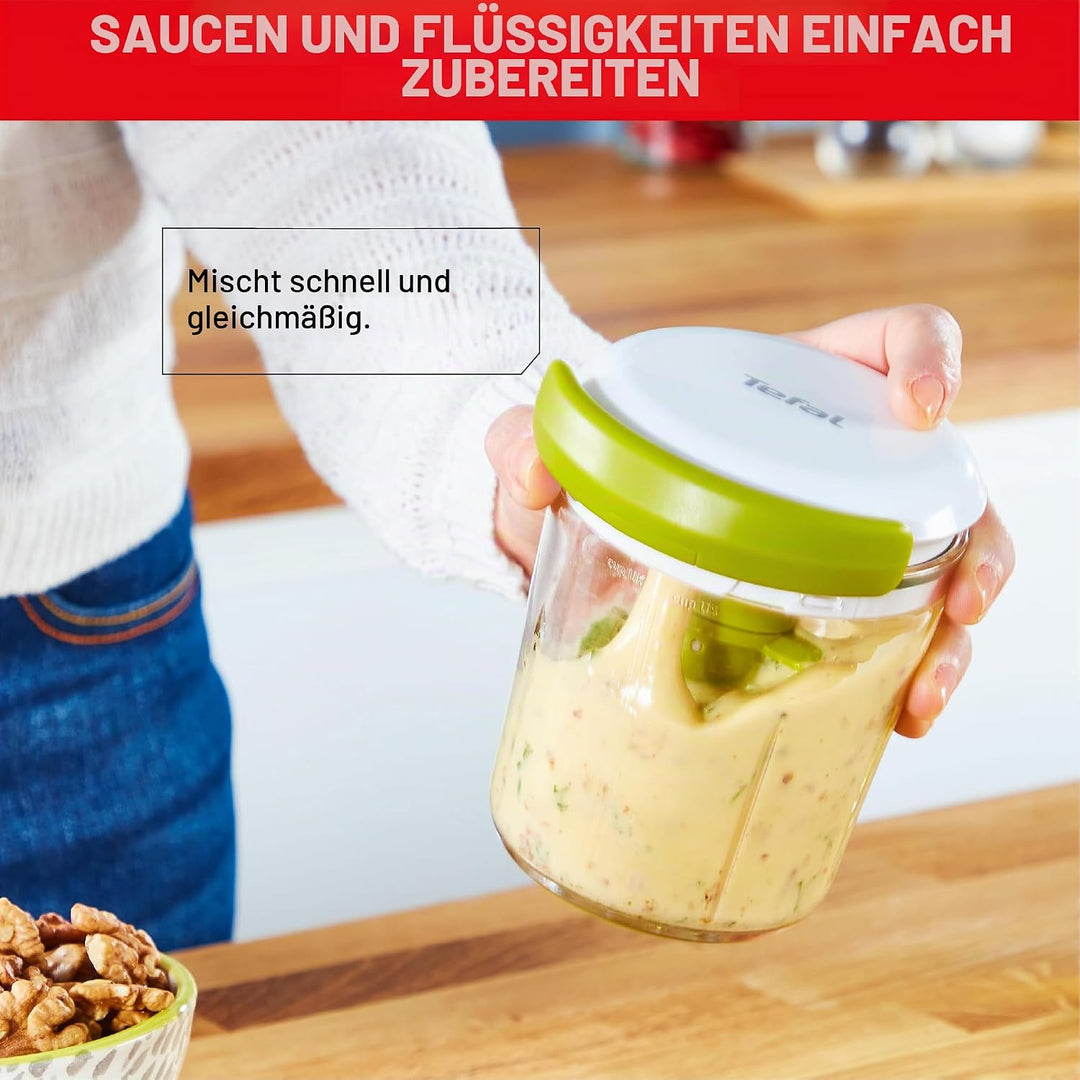 Hachoir manuel Tefal Shaker 5 secondes K1644104 Vert