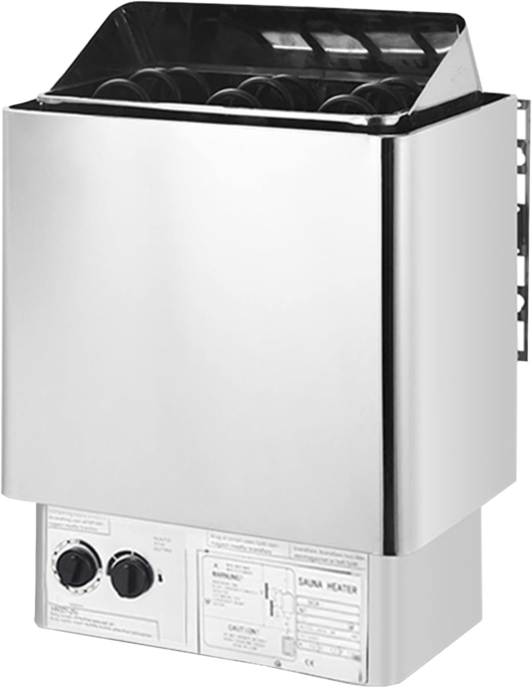 Elektrischer Saunaofen, 6 kW, 220 V tragbare Saunaheizung für drinnen & draussen, integrierte Steuer