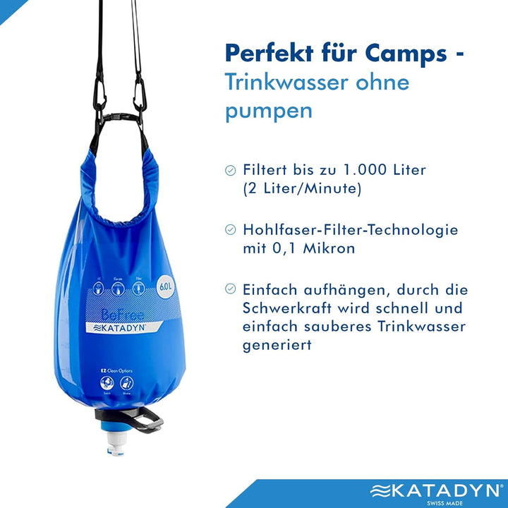 Katadyn BeFree Gravity Wasserfilter 6.0 Liter, 6.0 Liter