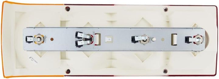 HELLA - Heckleuchte - Glühlampe - 12V - Einbau/geschraubt - Lichtscheibenfarbe: mehrfarbig - Stecker
