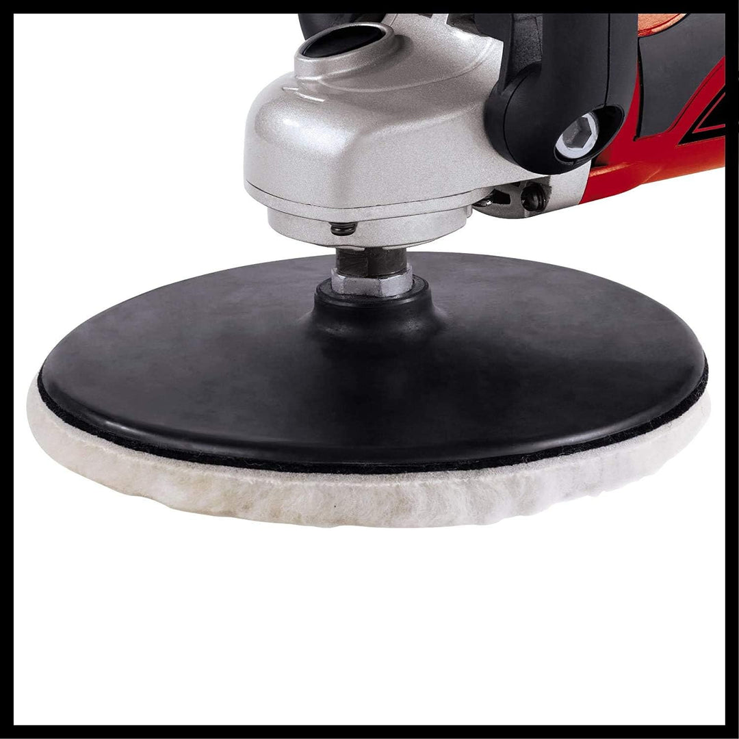 Einhell 2093264 Winkelpolierer CC-PO 1100/1 E (1.100 W, 1.000-3.500 min-1 Drehzahl, 180mm Scheiben-ø