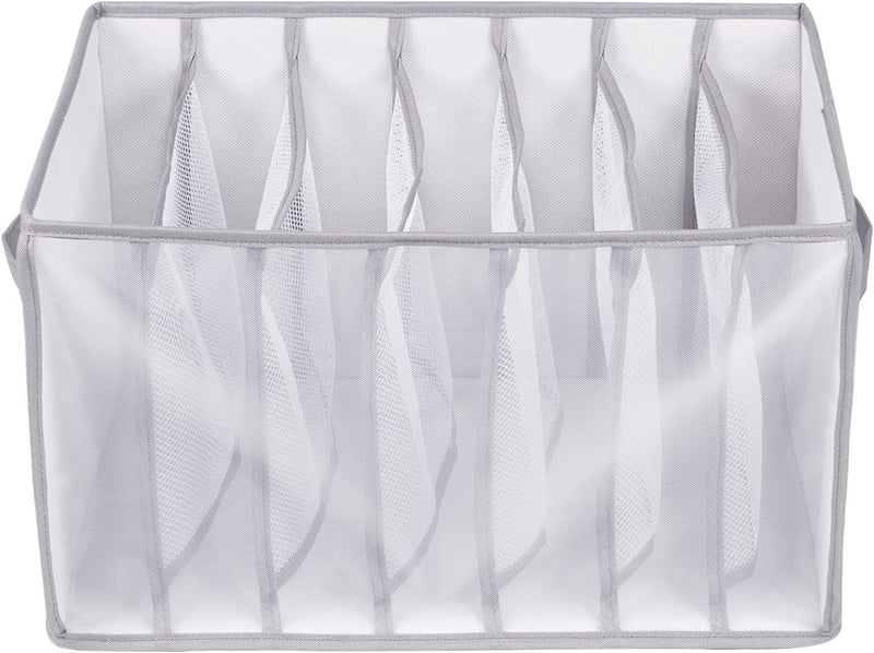Univivi Grosse Kleiderschublade Organizer, Tragbarer Netzkleiderschrank Kleidung Organizer für Leggi