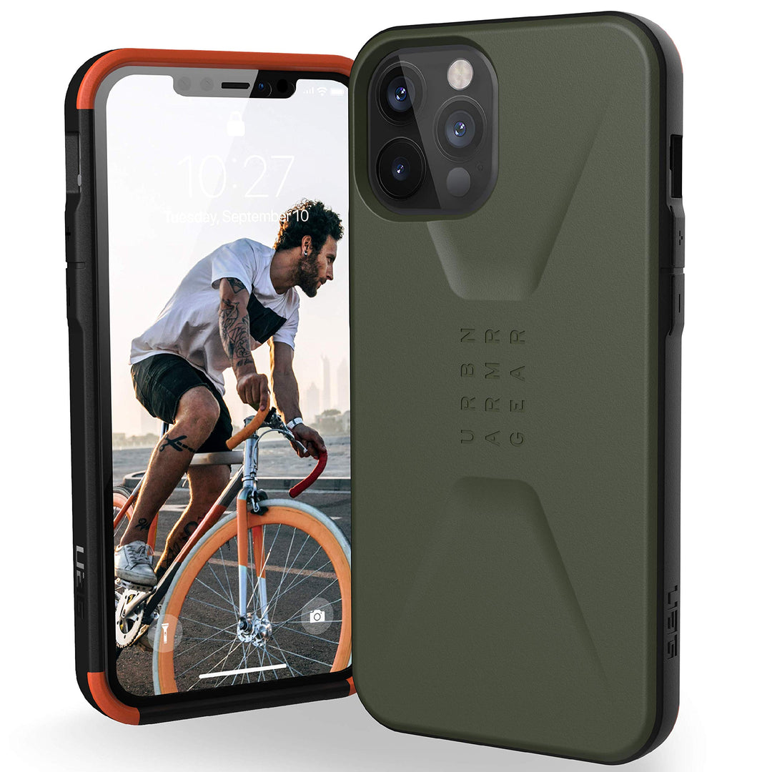 Urban Armor Gear Civilian Hülle Apple iPhone 12 Pro Max (6,7" Zoll) Schutzhülle (Wireless Charging k