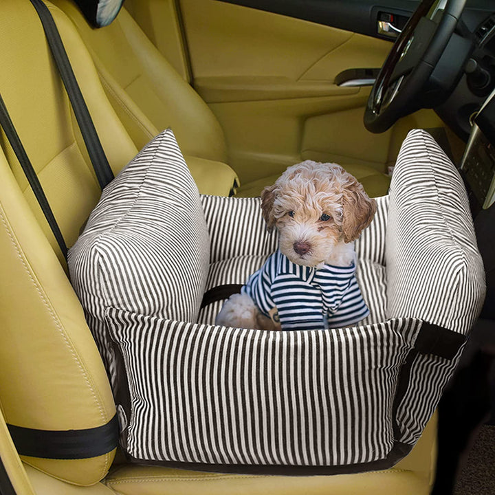 Johnear Hunde Autositz Sitzerhöhung für 10kg kleine Hund Haustier Katze Hundebett Reisebett mit Sich