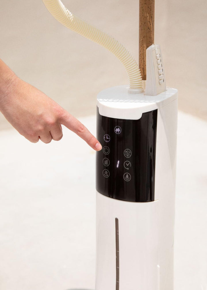 CREATE / AIR MIST PRO/Oszillierender Vernebelungsventilator mit Fernbedienung Cremeweiss/Leise, Vent