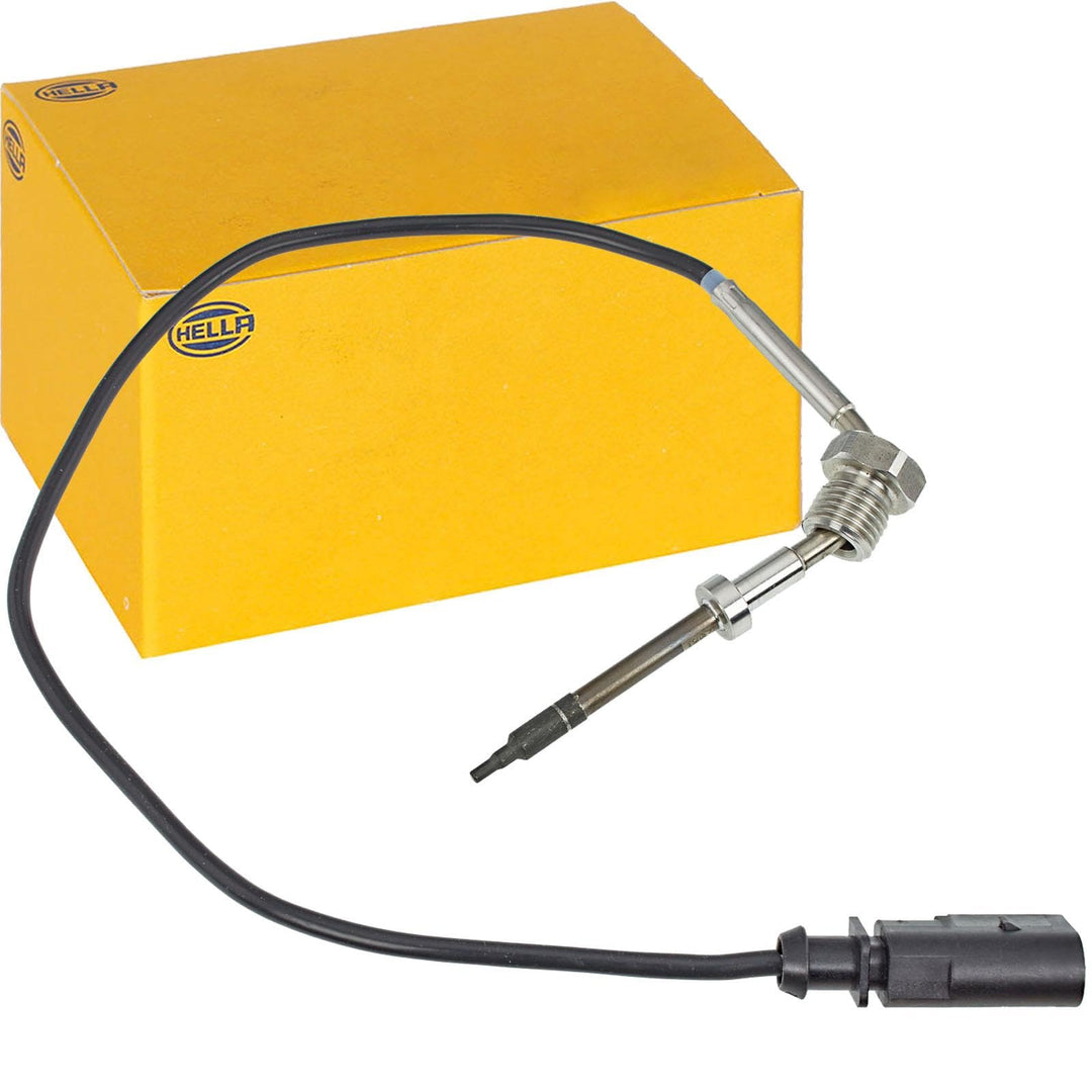 HELLA 6PT 014 494-241 Sensor, Abgastemperatur - 2-polig - geschraubt - Kabel: 350mm