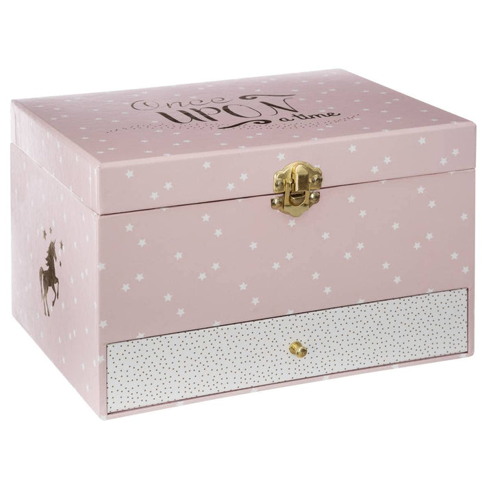 Musikbox Einhorn H 14 cm - Rosa - Atmosphera créateur d'intérieur cm Rosa, cm Rosa