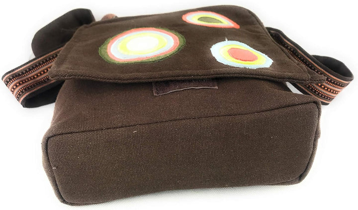 Macha Stofftasche mit Stickerei. Baumwoll-Schultertasche für Damen, indischer Stil, bunt, Rabat Boho