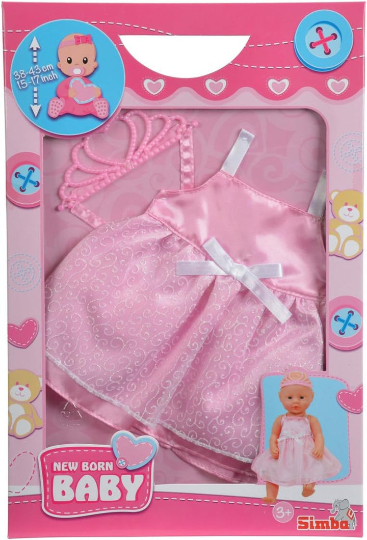 Simba 105402486 - New Born Baby Prinzessin Outfit, 2-Sortiert