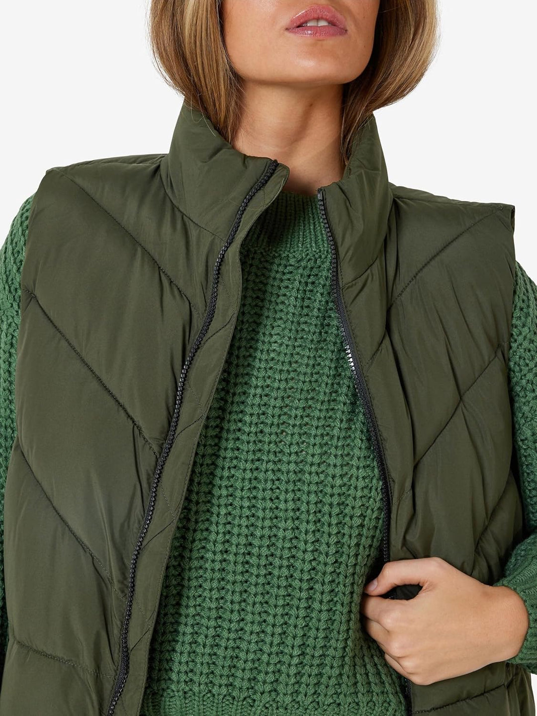 Noisy may Damen Nmdalcon S/L Vest Noos Jacke XS Rosin, XS Rosin