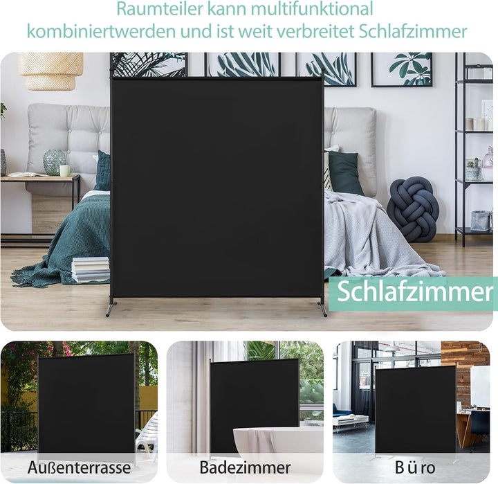 Angel Living Paravent 1 Teilig,Trennwand Raumteiler Paravent Raumteiler Innen Sichtschutz Wandschirm