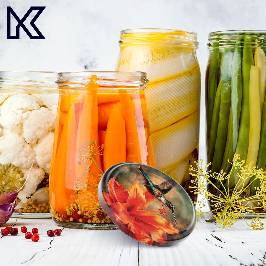 KADAX 10er Set Einmachgläser 200ml TO66, Marmeladengläser Vorratsgläser Mason Jar mit Schraubdeckel,