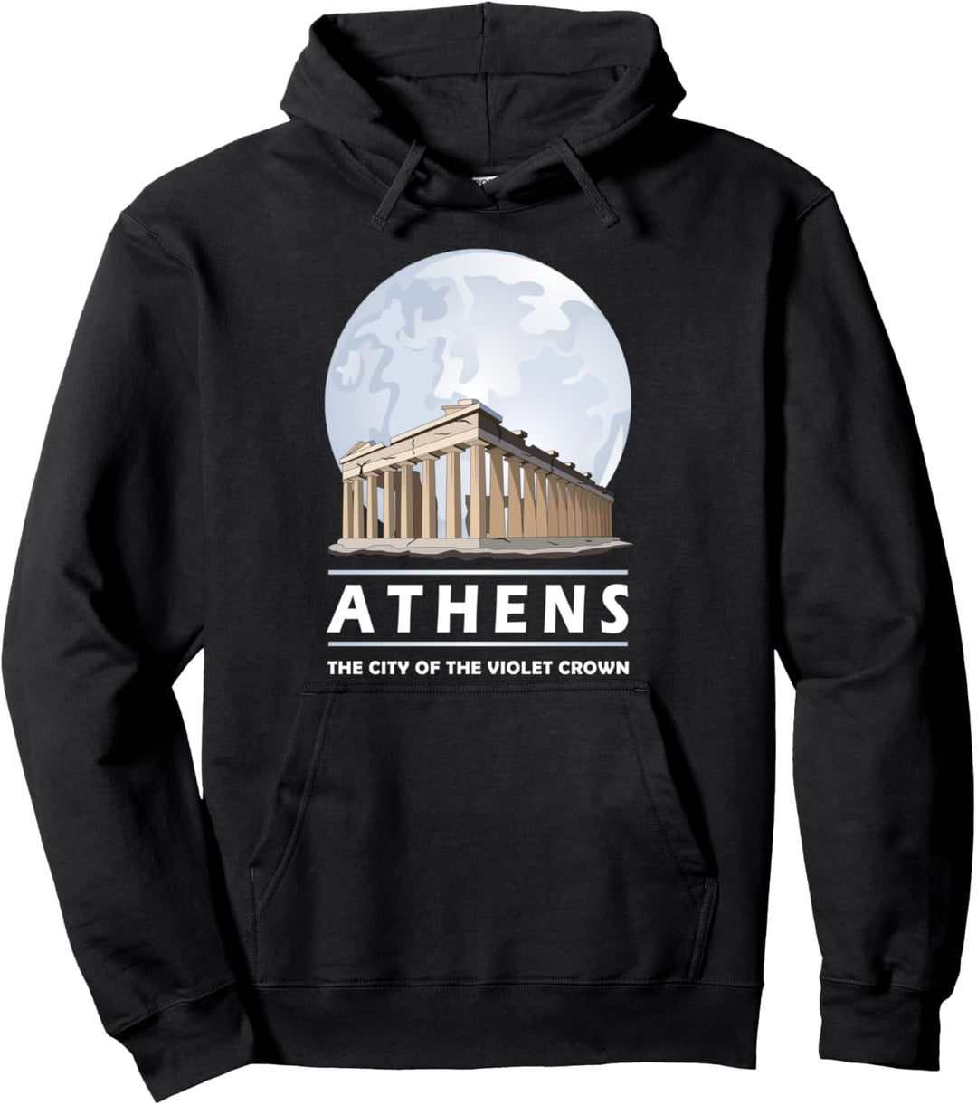Akropolis von Athen Griechenland Wahrzeichen Geschenk Pullover Hoodie