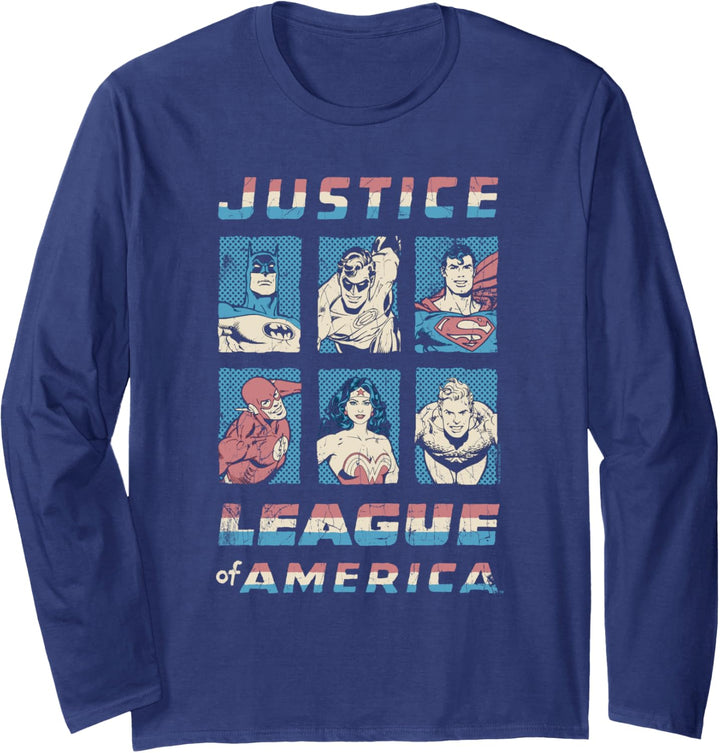 Justice League American League Langarmshirt