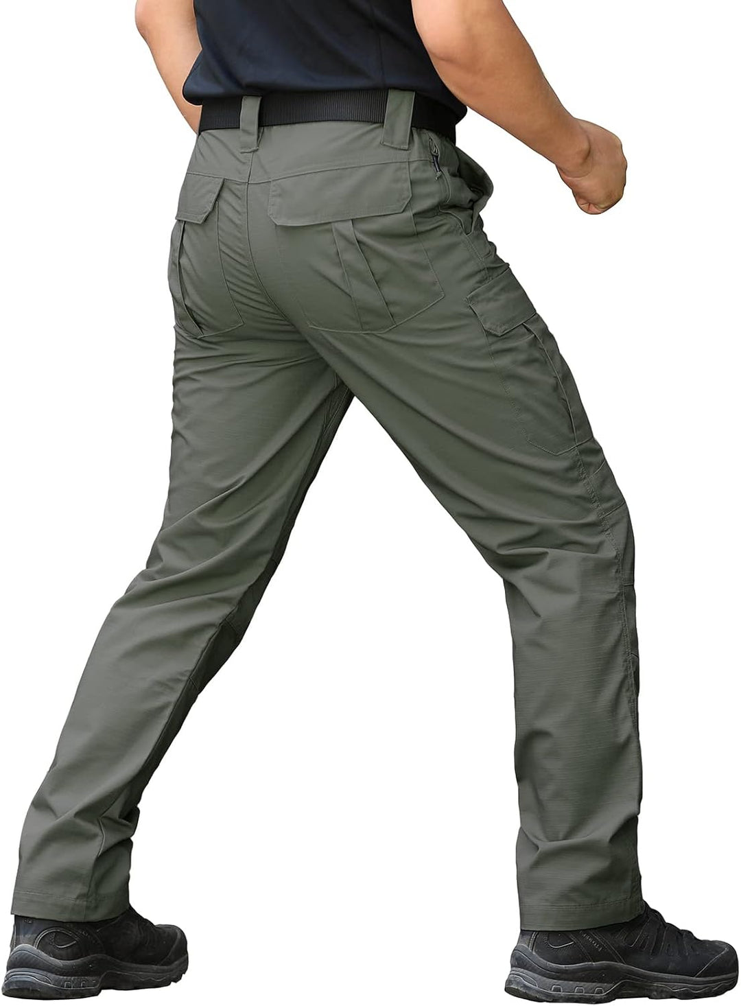 CARWORNIC Herren Taktische Militär Hose Wasserdicht Arbeit Cargohose 30W / 32L Armeegrün, 30W / 32L