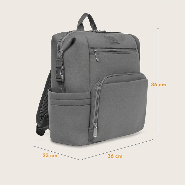 Lionelo Cube Rucksack, Baby Tasche, Wickeltasche, Babysachen, leicht für Spaziergänge und Reisen mit