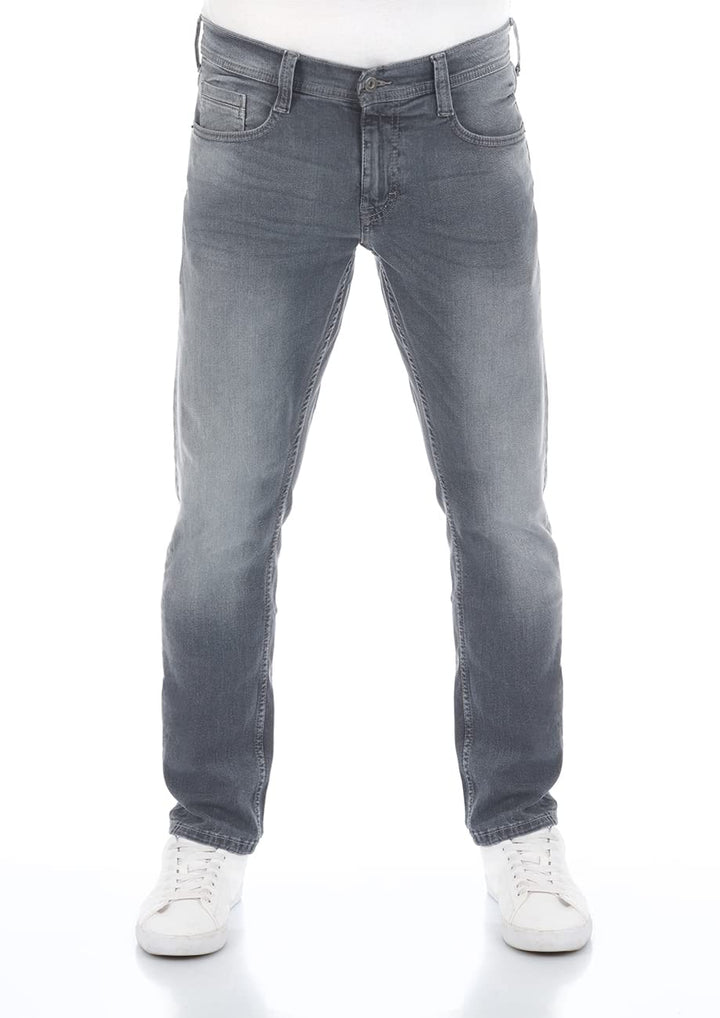 MUSTANG Herren Jeans Hose Oregon Tapered 36W / 30L Light Grey Denim (1009375-313), 36W / 30L Light G