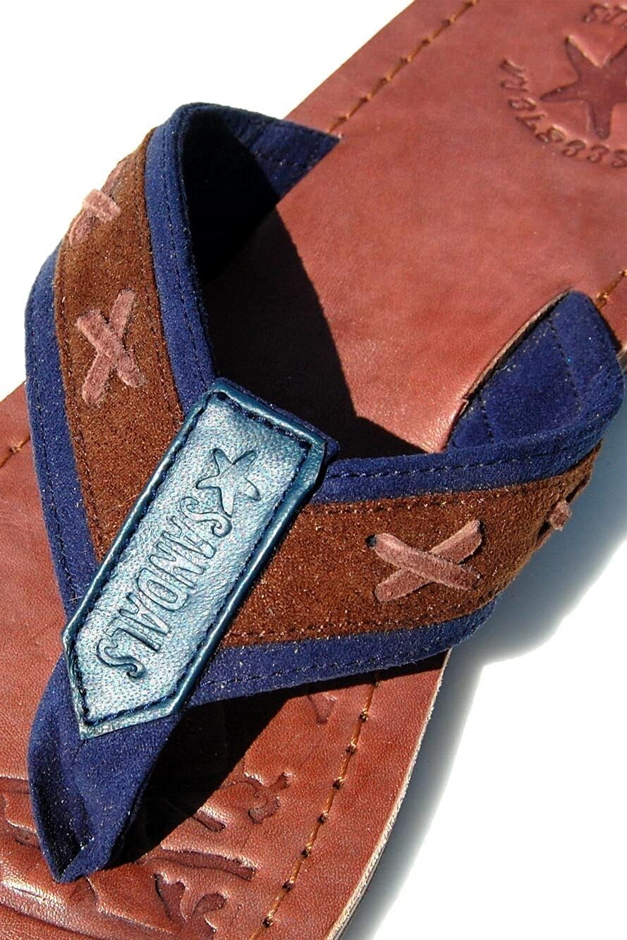Seestern Sportswear Jungen Jugendliche Leder Zehentrenner Zehensandale Sandalen Gr.36-42/2160 40 EU