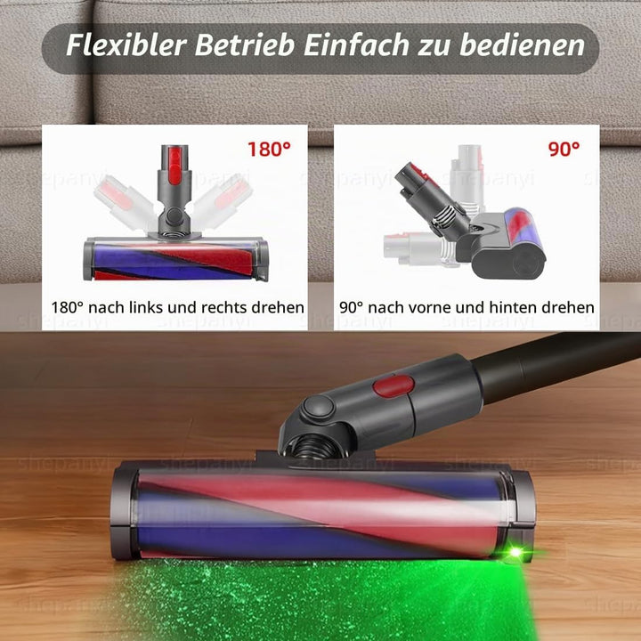 LED-beleuchtete Soft-Roller-Bodendüse, Bürstenkopf kompatibel mit Dyson V7/V8/V10/V11/V15 Staubsauge
