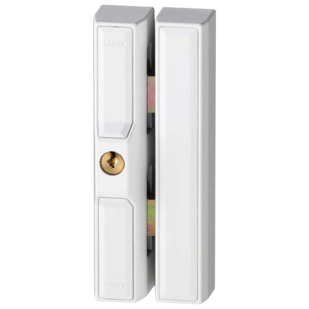 ABUS Fenster-Zusatzsicherung FTS88 AL0125 - Fensterschloss mit 2 verkrallenden Stahlriegeln, gleichs