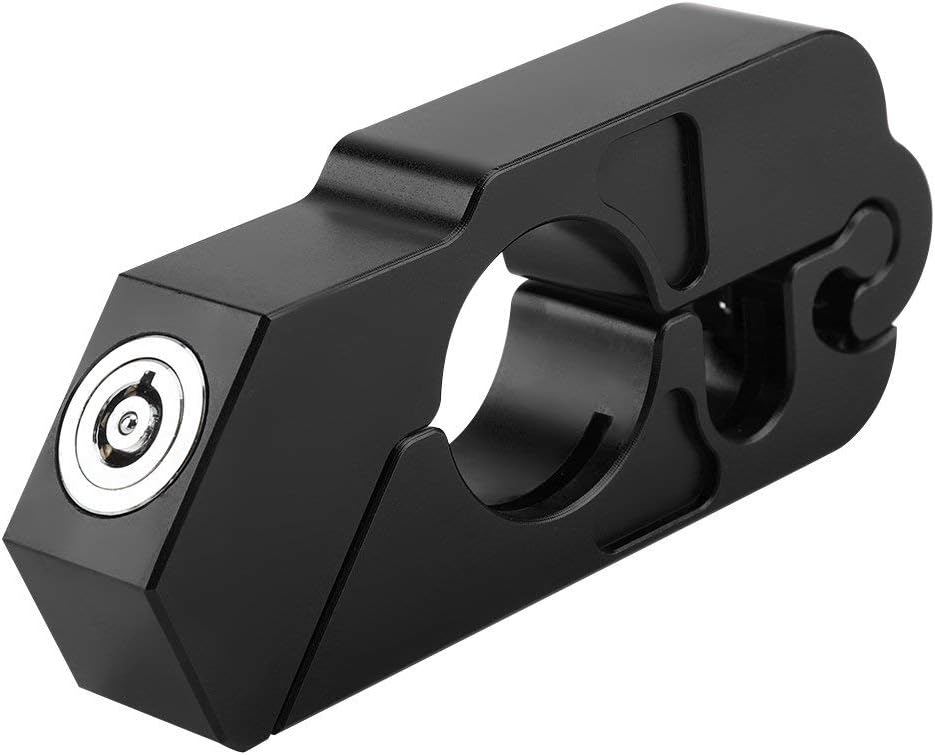 Madezz Motorrad Lenker Bremshebelschloss, Universal CNC Aluminiumlegierung Diebstahlsicherungen Fahr