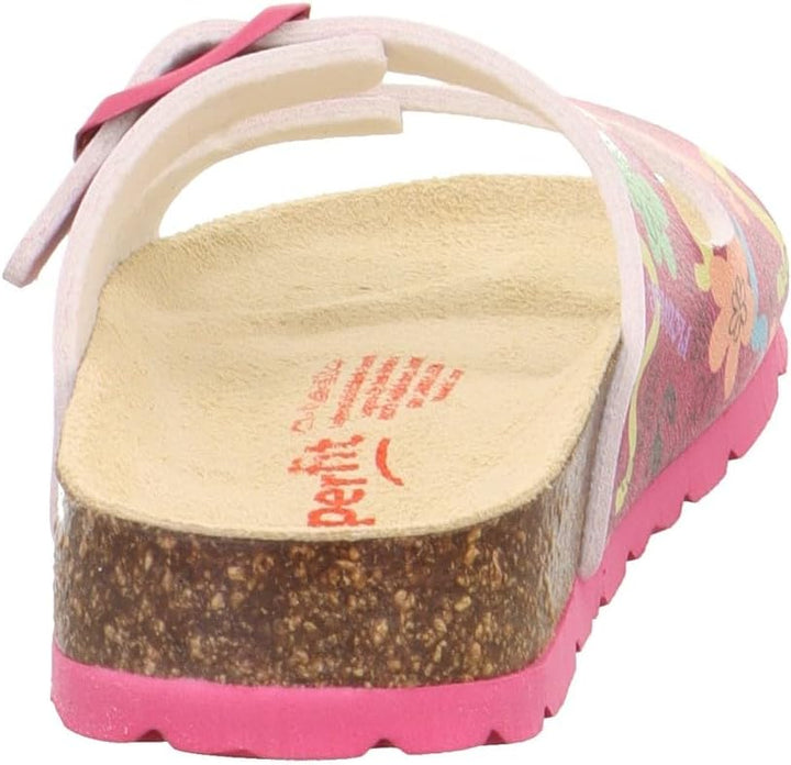 Superfit Jungen Fussbettpantoffel Hausschuh 38 EU Pink Mehrfarbig 5520, 38 EU Pink Mehrfarbig 5520