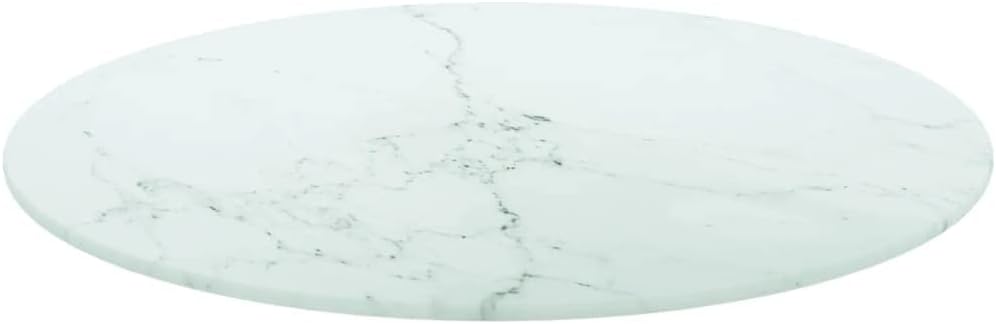 vidaXL Tischplatte Ersatztischplatte Marmorplatte Glasplatte für Esstisch Couchtisch Gartentisch Wei