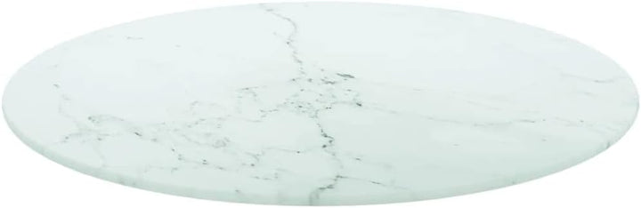 vidaXL Tischplatte Ersatztischplatte Marmorplatte Glasplatte für Esstisch Couchtisch Gartentisch Wei