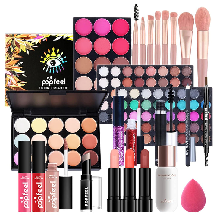FantasyDay Multifunktions Exquisite Make-up Geschenkset Kosmetik Schmink Kit für Gesicht, Augen und