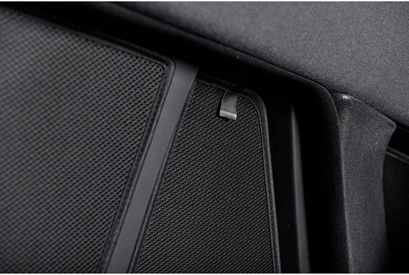 Carshades Satz Car Shades kompatibel mit Polestar 2 EV 2019- (4-teilig), POL-TWO-5-A, Schwarz