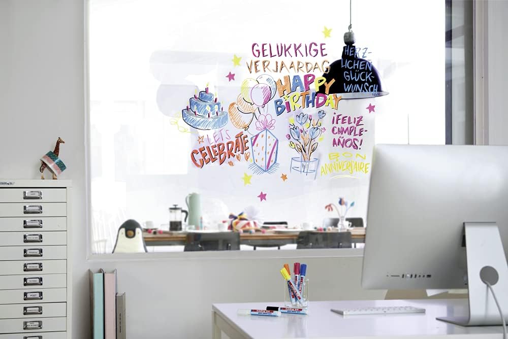 edding 95 Glasmarker - weiss - 10 Stifte - Rundspitze 1,5-3 mm - zum Schreiben und Markieren auf Gla