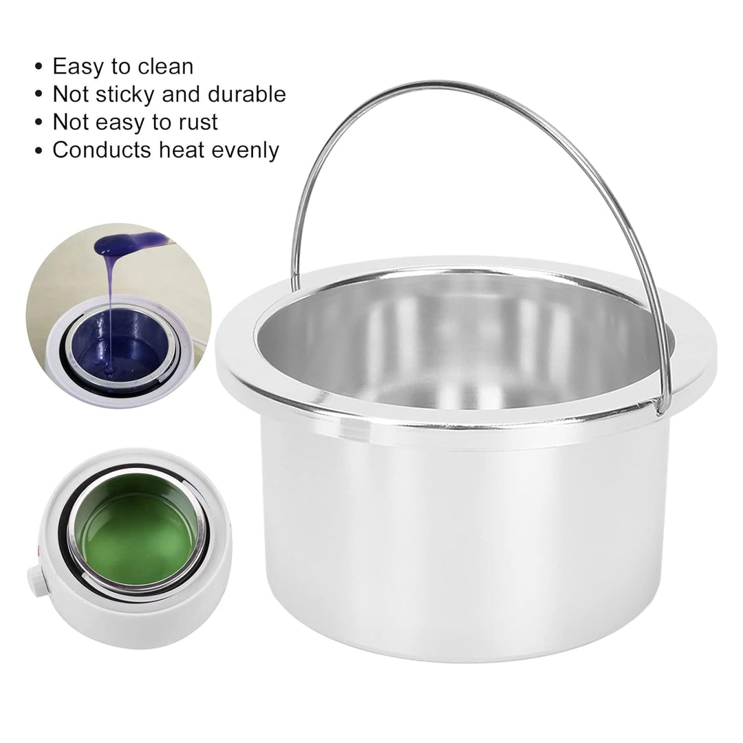 Wax Warmer Inner Container Tragbarer Ersatz Geschenk Waxing Bowl für Frauen Haarentfernungsmaschine