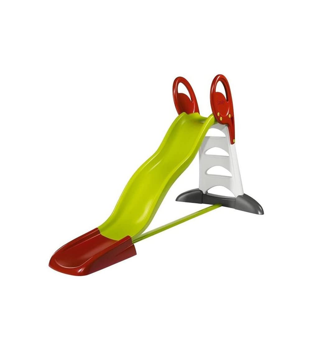 Smoby 310261 – XL Doppel-Wellen-Rutsche – Grosse Rutsche mit Wasseranschluss, 2,30 Meter lang, mit R