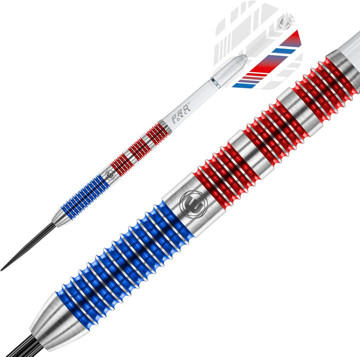 WINMAU Wildcats 25 Gramm Profi Wolfram Steeltip Dartpfeile Set mit Flights und Schäfte
