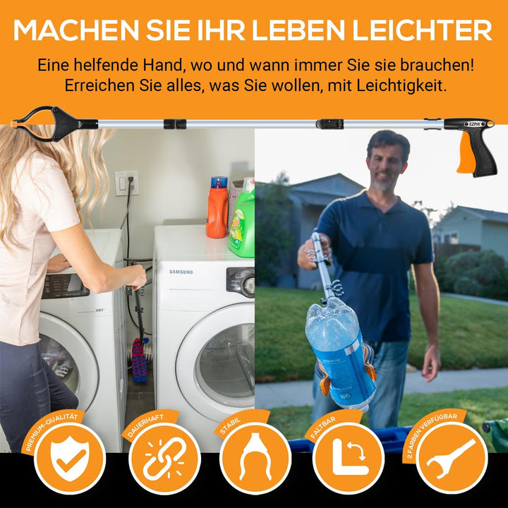 EZPIK 1 x 100 cm Greifer für Senioren mit Magnet-Greifarm, Robuste Greifzangen für Menschen mit Behi