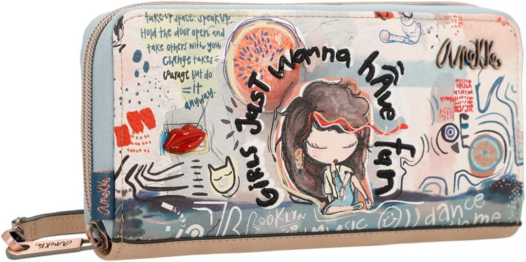 Anekke Zip wallet L, kombi(funmusic), Gr.