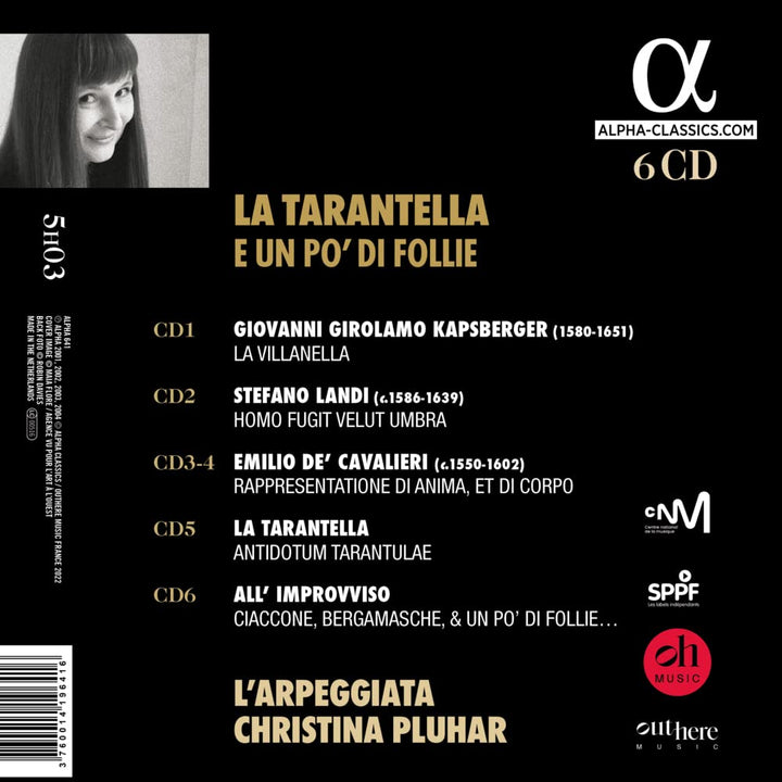 Christina Pluhar: La Tarantella e un po'di Follie, Audio-CD