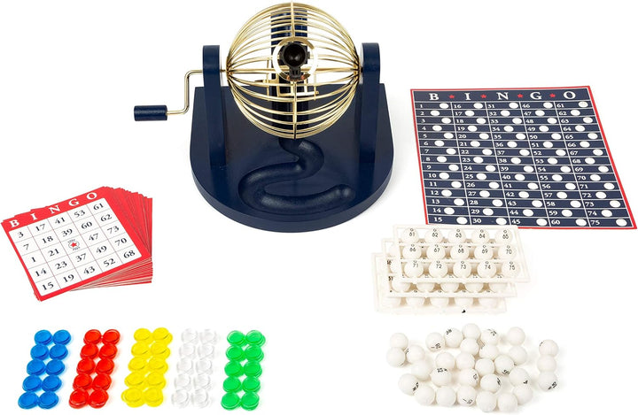 small foot Bingo Spiel Set, mit Bingotrommel und Zubehör, Familien &amp; Kinderspiel, ab 5 Jahren, 11406